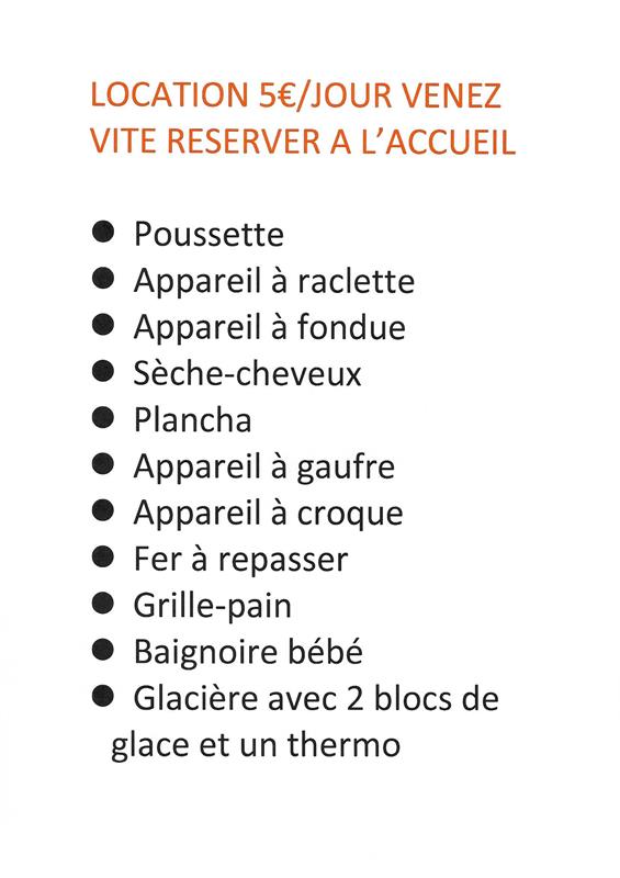 Facilities And Services At Le Clos De Banes Facilities Of Campsite Argences En Aubrac Near Rodez In The Aveyron Le Clos De Banes